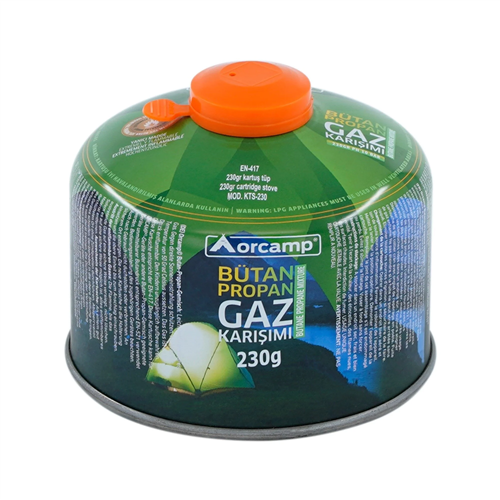 ORGAZ GAZ KARTUŞU (TÜP) 230 gr KTS-230 